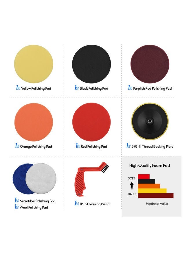 NIBEMINENT Polishing Pad Set Multicolour  - Image 2