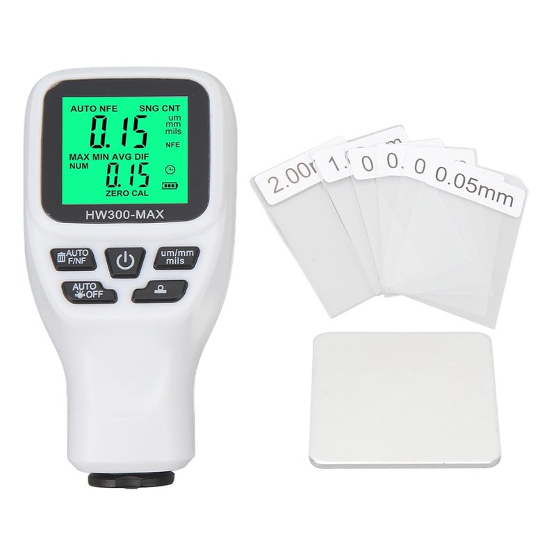 Type 2 Digital Coating Thickness Gauge 0 2000um 3 Unit Conversion Metal Paint Inspection - Image 1