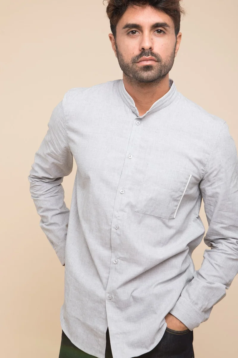  اليوم قميص ماو رمادي