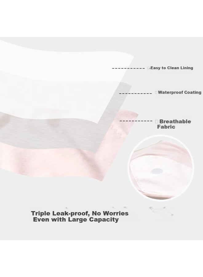 Long time companion Jiusuibian Children's Underwear Girls Menstrual Leakproof Triangle Panties Comfortable 5a Antibacterial Crotch Physiological Pants 405134z  - Image 3