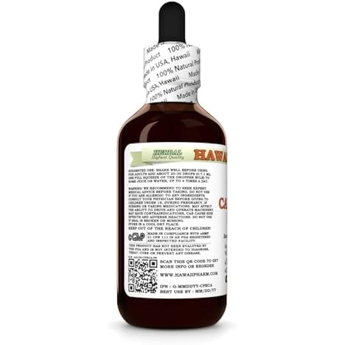 Hawaii Pharm HawaiiPharm California Poppy Alcohol-Free Liquid Extract, Nervous System Calming and Support. Glycerite 2 fl.oz - Image 2