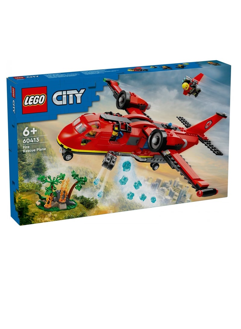 LEGO LEGO - City Fire Rescue Plane 478 Pieces - 60413  - Image 1