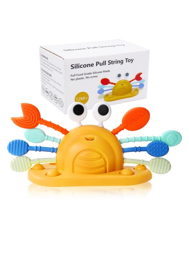Socub Baby Toys- Silicone Suction Cup Toys for High Chair, Pull String Learning Toys for 6-12 12-18 Months, Montessori Toys for 1 Year Old, Toddler Sensory Toys｜Baby Bath Toys for 1 2 Years Old - Image 1
