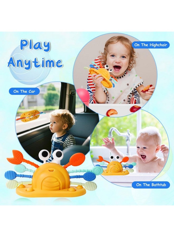 Socub Baby Toys- Silicone Suction Cup Toys for High Chair, Pull String Learning Toys for 6-12 12-18 Months, Montessori Toys for 1 Year Old, Toddler Sensory Toys｜Baby Bath Toys for 1 2 Years Old - Image 5