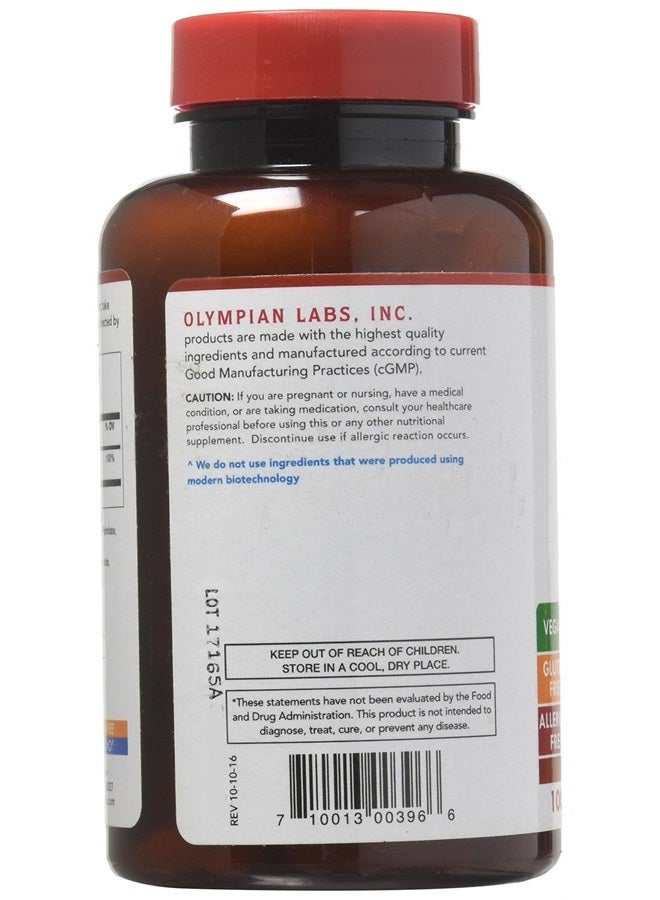 Olympian Labs Magnesium Citrate, 400 mg, 100 Vegetarian Capsules - Image 2