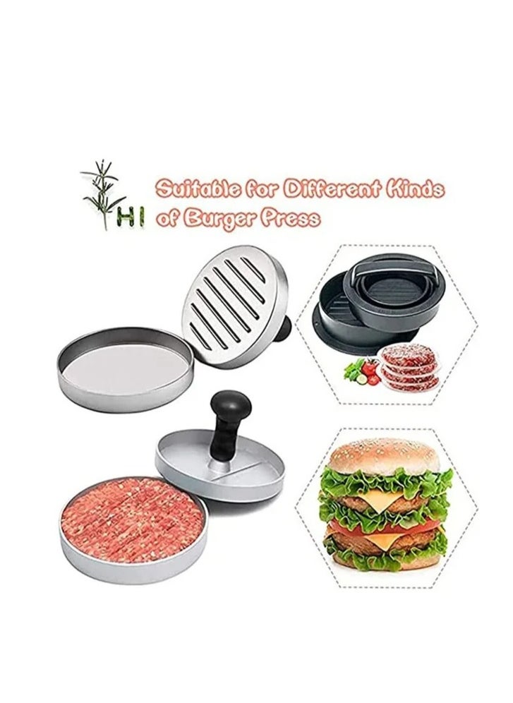 Generic 200pcs Burger Patty Paper Rounds for 4/4.5 Inch Burger Press Baking Parchment Round Hamburger Patty Paper Sheet for Separating Burger Patty Cookies and More  - Image 5
