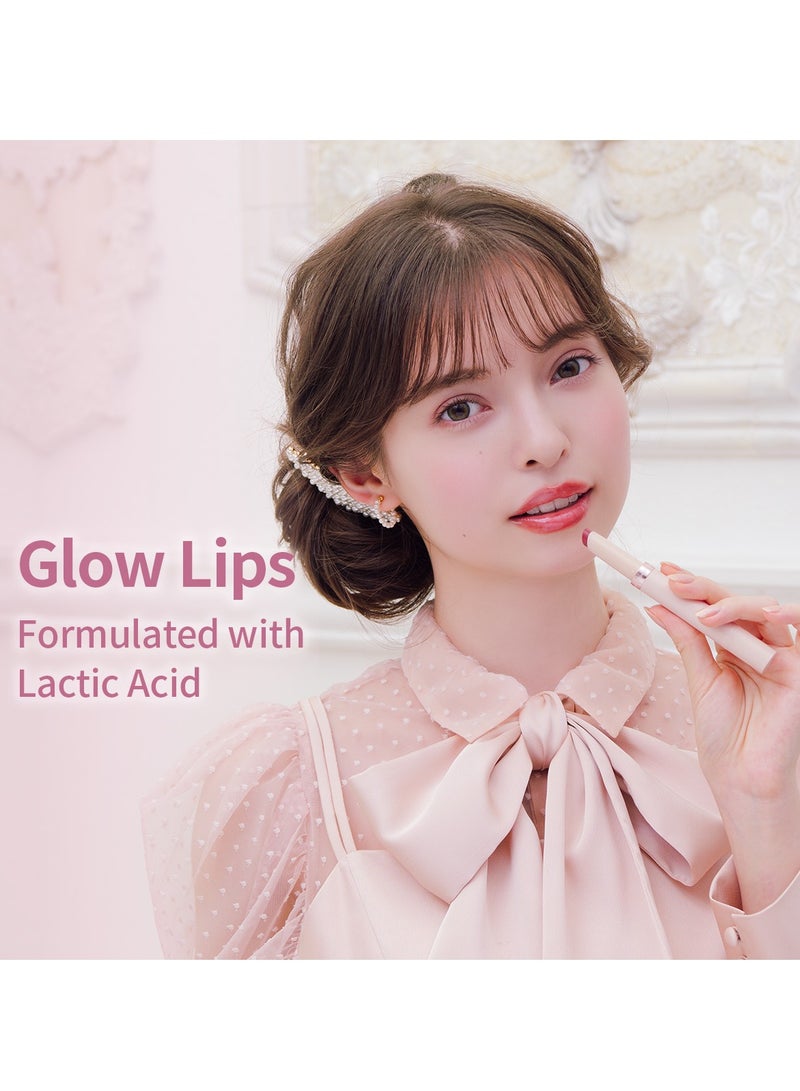 MilleFee MilleFée Glow Lips Luster Lipstick for Anti-Falling & Highly Moisturizing Sparkling Finish-04 Dusty Rose - Image 3