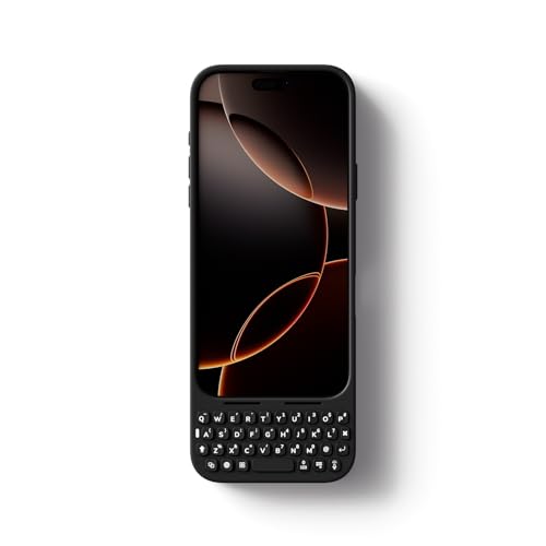 Akko MetaKey Keyboard for iPhone 17 Pro Max Maximize Screen Space Keyboard Case for Accurate Typing Space Black - Image 1
