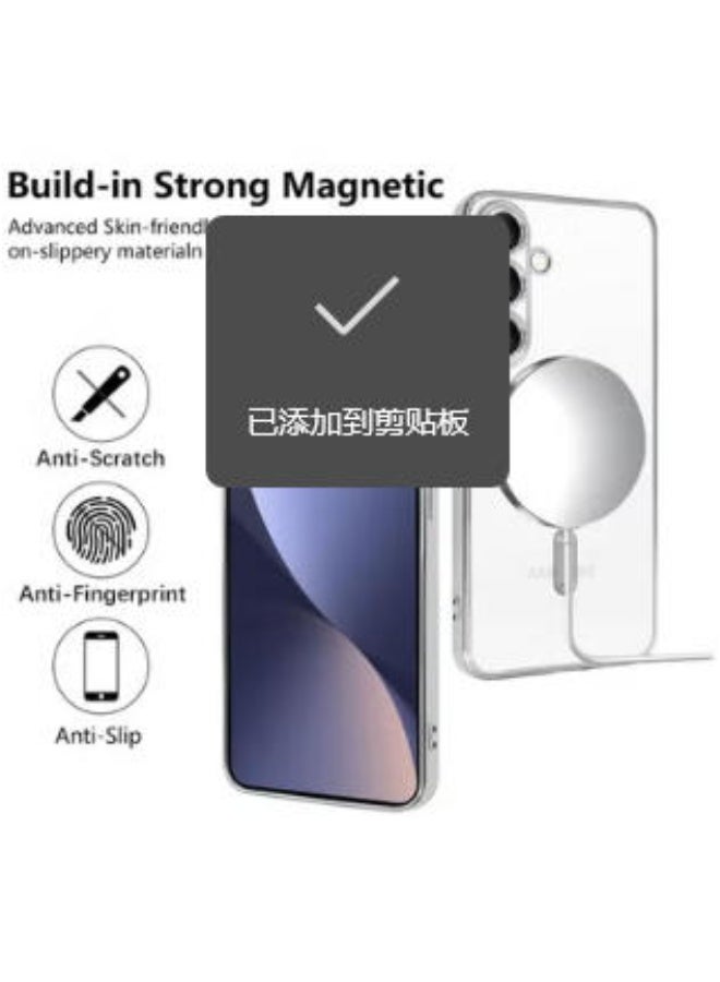 QIRG Soft Clear Case for Samsung Galaxy A57 , Camera Lens Full Protection, Wireless Charging, Shockproof Electroplated TPU Phone Cover (Silver) - Image 5