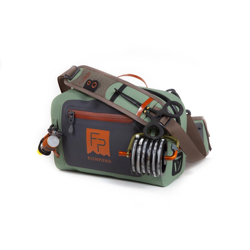 fishpond Thunderhead Small Submersible Fishing Fanny Pack Eco Yucca Waterproof Fly Fishing Bag Fishing Waist Pack
