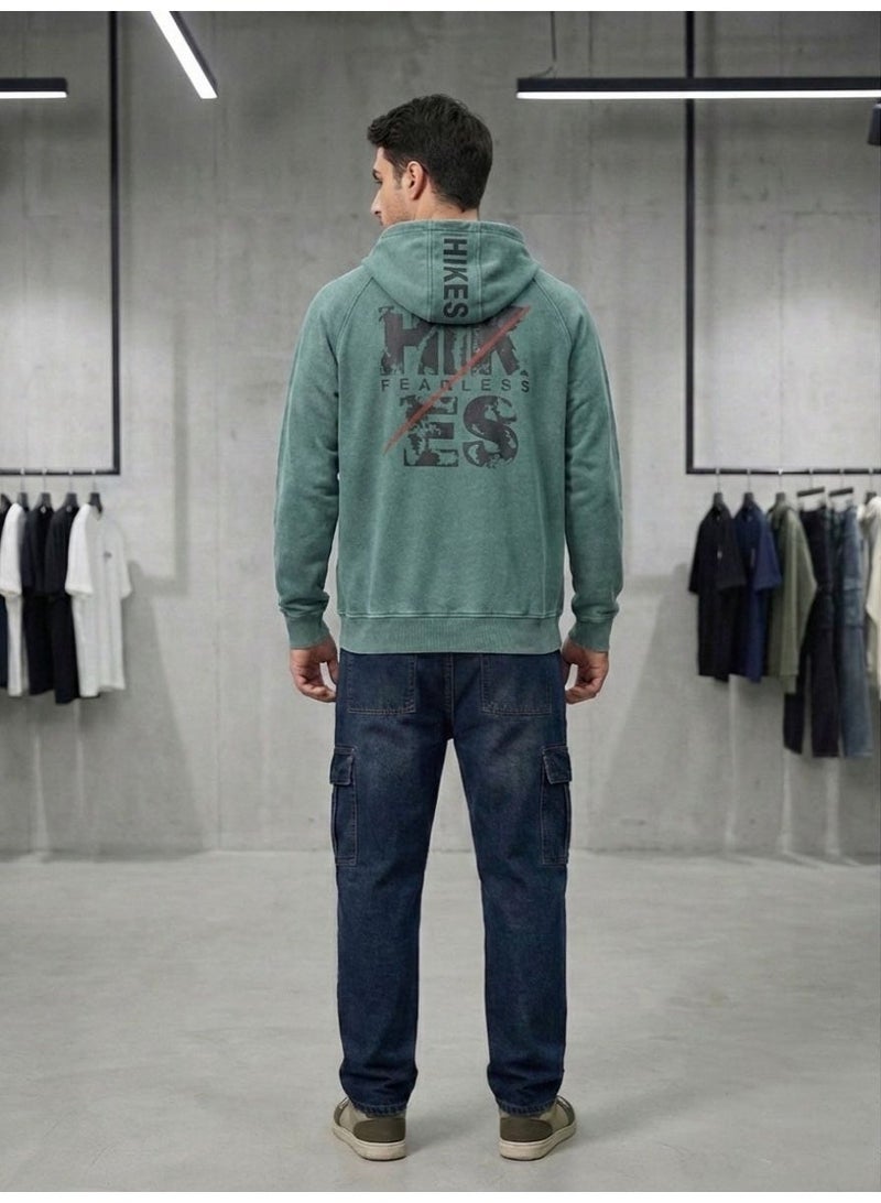 Hikes Premium Graphic Hoodie Front and Back Print Regular Fit - Image 3