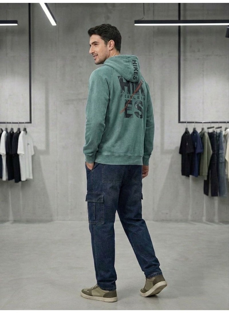 Hikes Premium Graphic Hoodie Front and Back Print Regular Fit - Image 1