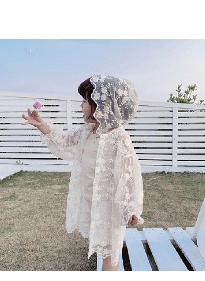 Girls' Fashion Sunscreen Clothes Lace Jacket  - Image 5