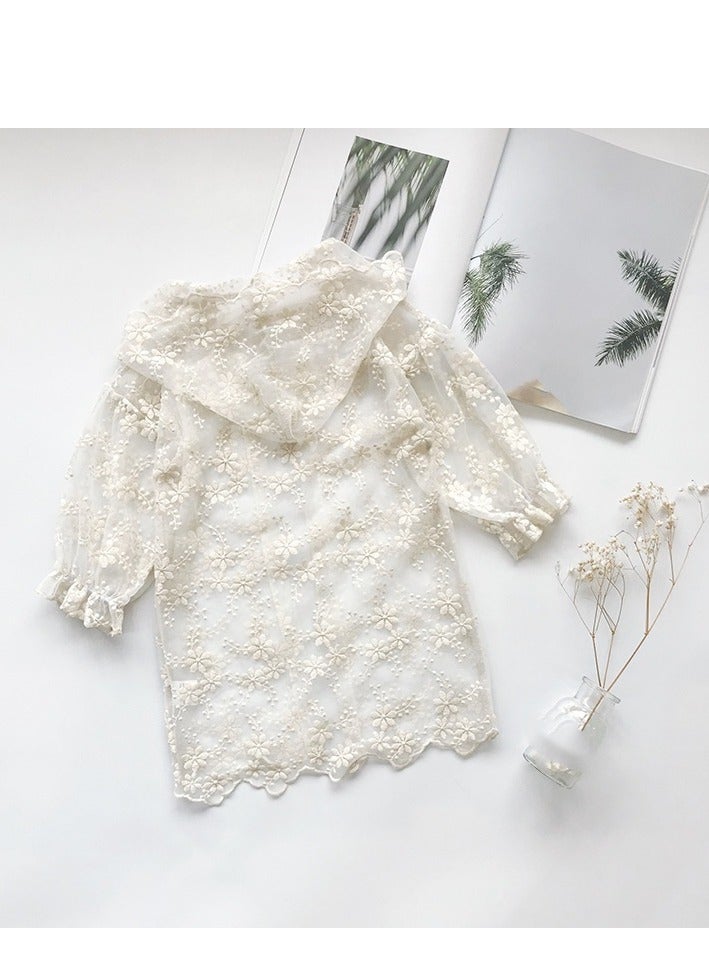 Girls' Fashion Sunscreen Clothes Lace Jacket  - Image 2