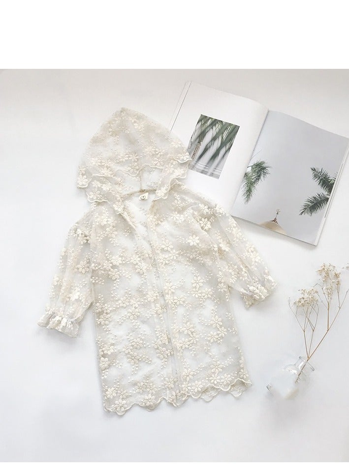 Girls' Fashion Sunscreen Clothes Lace Jacket  - Image 4