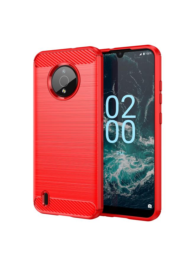 S-TOP Case For Nokia C200 Brushed Texture Carbon Fiber TPU Phone Case - Image 1