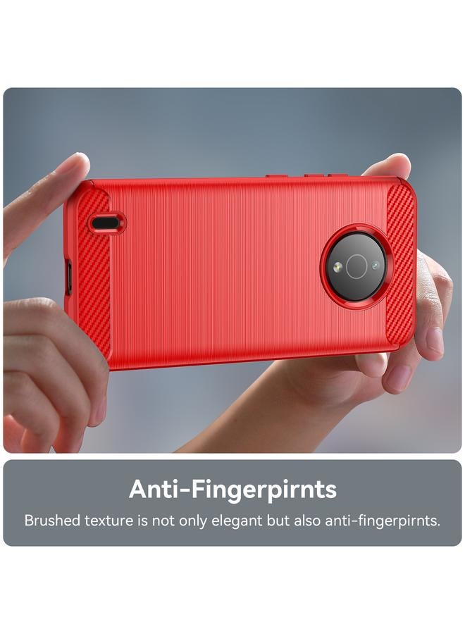 S-TOP Case For Nokia C200 Brushed Texture Carbon Fiber TPU Phone Case - Image 5