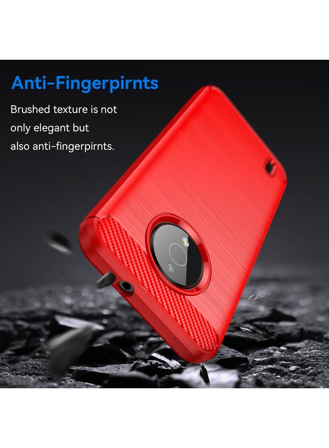 S-TOP Case For Nokia C200 Brushed Texture Carbon Fiber TPU Phone Case - Image 3