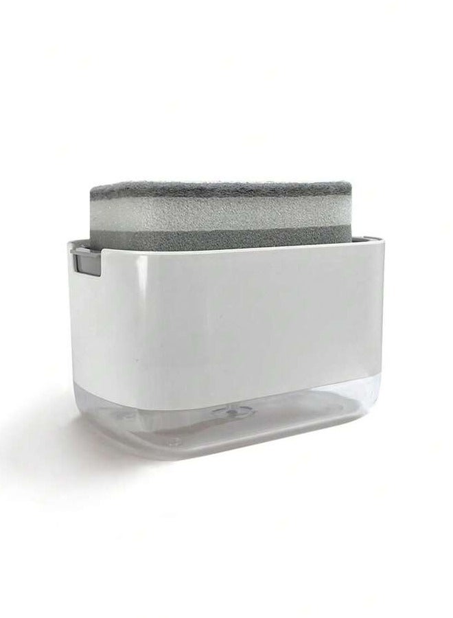 Soap Dispenser With Loofah Holder - Image 1
