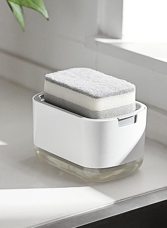 Soap Dispenser With Loofah Holder - Image 2