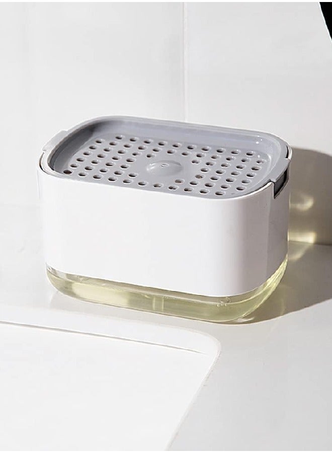 Soap Dispenser With Loofah Holder - Image 3