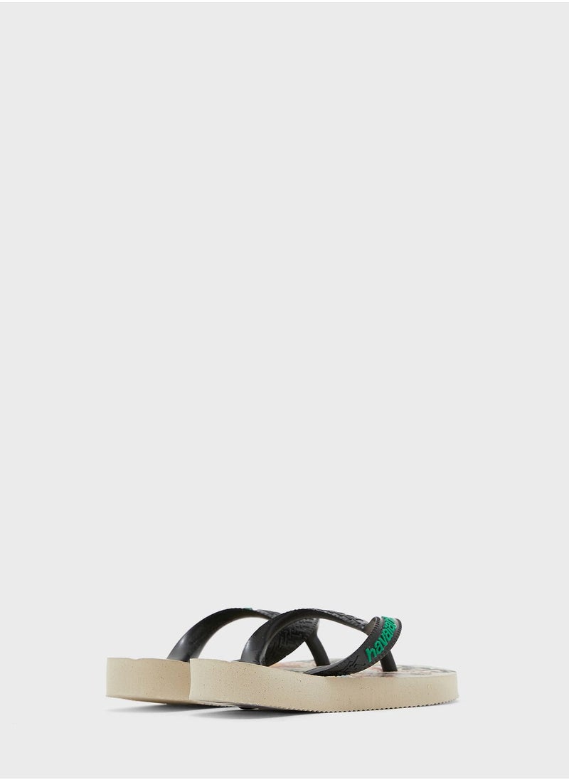 havaianas - Kids Marvel Logomania Flip Flops - Image 1