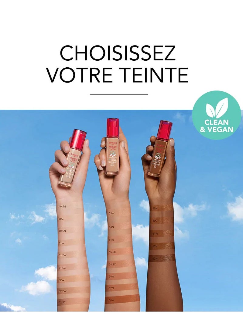BOURJOIS PARIS BOURJOIS HEALTHY MIX  Clean Foundation - 50C Rose Ivory  - Image 5