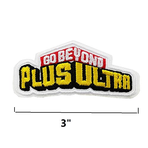 Cute-Patch Go Beyond Plus Ultra Embroidered Iron on Sew on Patches Meme Hat Deco Badge - Image 2