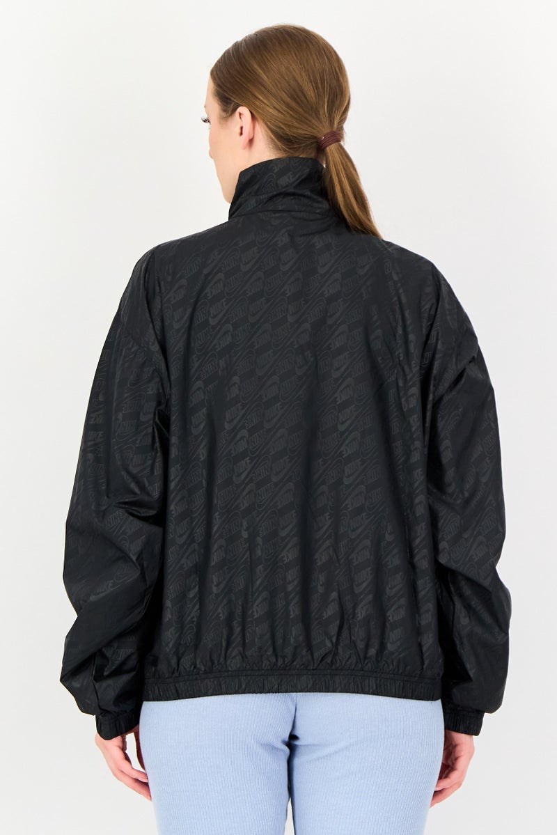 Nike Women Sportswear Fit Long Sleeve Outdoor Jacket, Black - Image 3