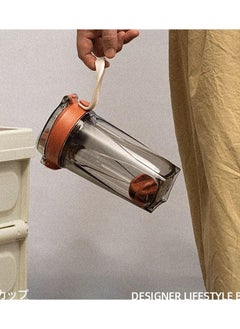 QSHOP Protein Shaker Water Bottle for Protein Supplements & Smoothies, Premium Quality Plastic for Protein Drinks, Designed with Mixing Ball for Smooth, Clump Free & Leak-Proof Shakes  - Image 2