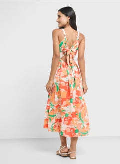 Ginger Floral Print Tiered A Line Dress  - Image 2