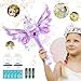 Hugeway Princess Bubble Wands for Kids GirlsMusic Light Up Bubble MachineBubble BlowerOutdoor Party Birthday Bubble Toys for ToddlersGift for Girls Age 3 4 5 6 7 8 Years OldPurple - Image 2