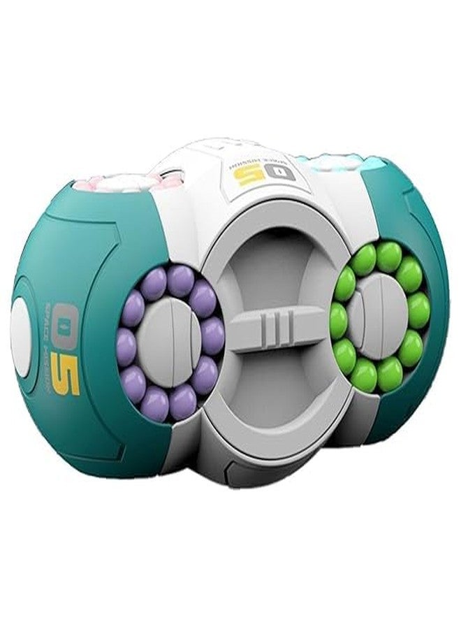 Calyxia Cots and Cuddles UFO 8 Sided Rotating Magic Beans Cube Fidget Finger Tip Toy for Kids (Multicolor) - Image 1