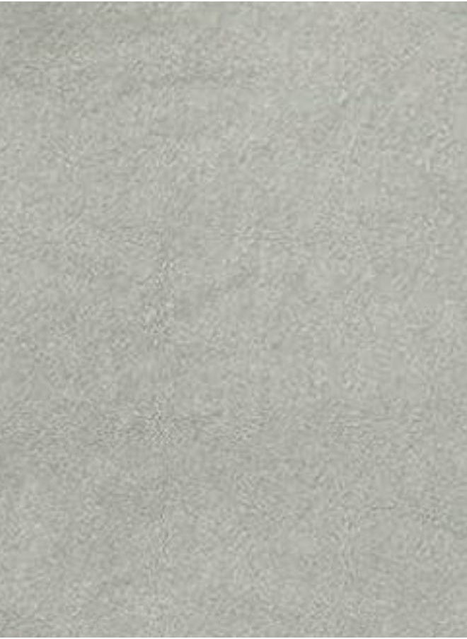 LUNA Home - Single Size 4 Pieces Bedding Set Washable Cotton Light Gray - Image 1