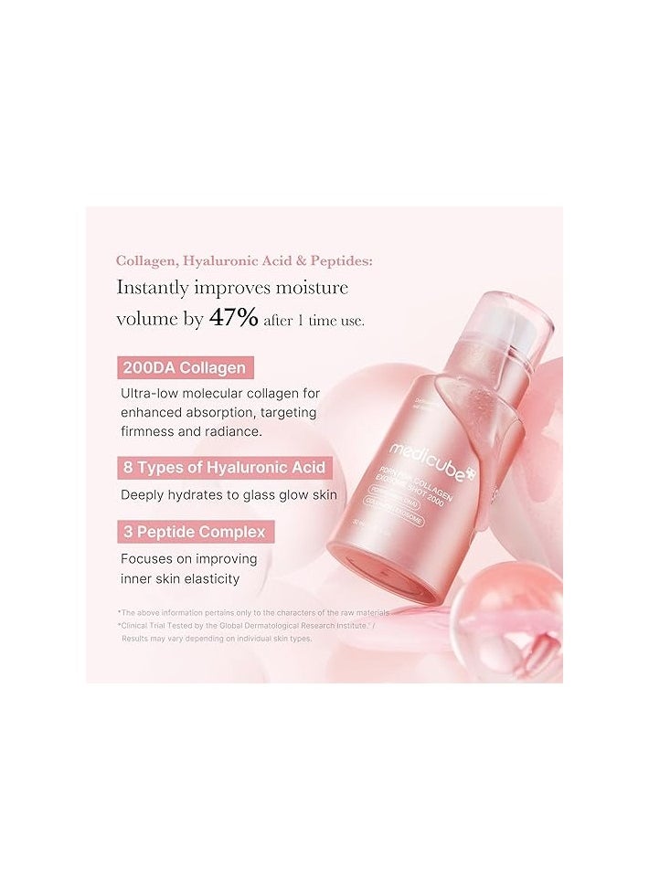 Medicube - MEDICUBE-PDRN PINK EXOSOME SHOT SERUM 2000 30ml - Image 1