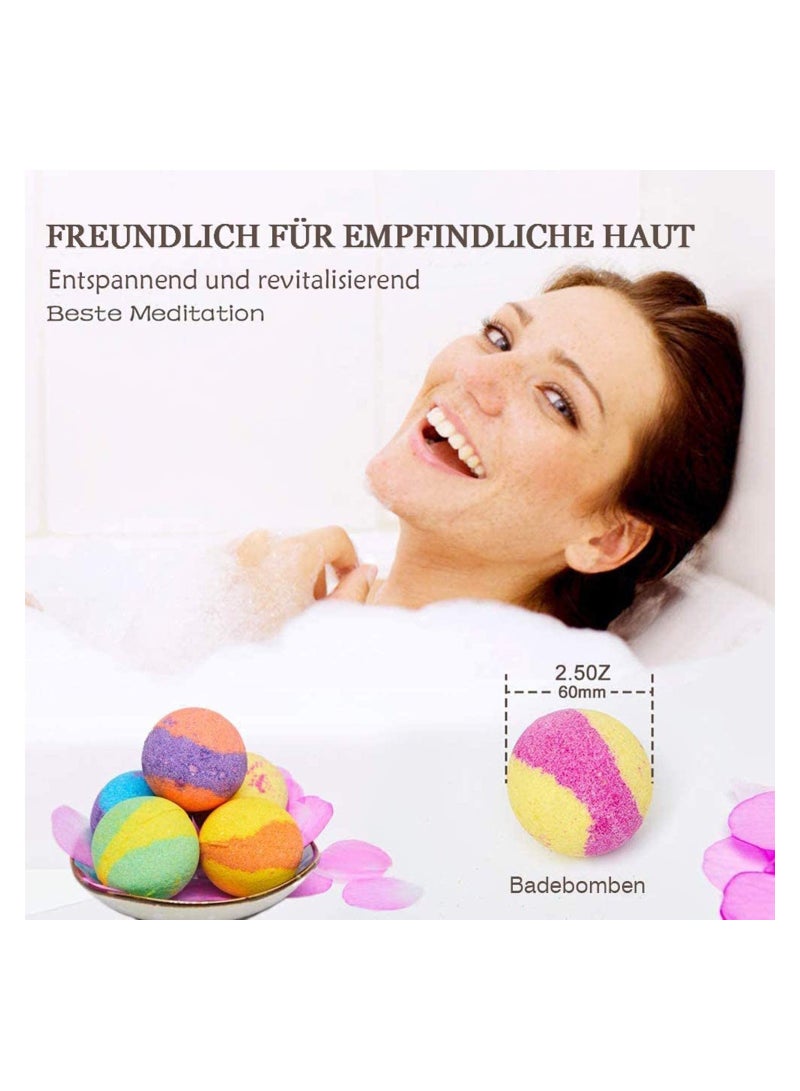SYOSI Bath Bombs Gift Set 12 Fizzy Bubble Organic Natural Vegan Spa Bomb Kit with Different Essential Oils Birthday idea for Women Men Kids and Teen Girls  - Image 4