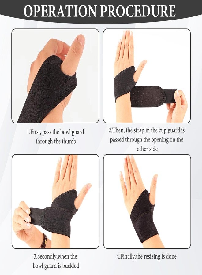 panthra 4 PCS Kids Wrist Brace, Night Wrist Sleep Support Brace, Adjustable Compression Straps, Fits Wrists of Different Sizes, Suitable for Children's Sports Sleep (Pink+black) - Image 5