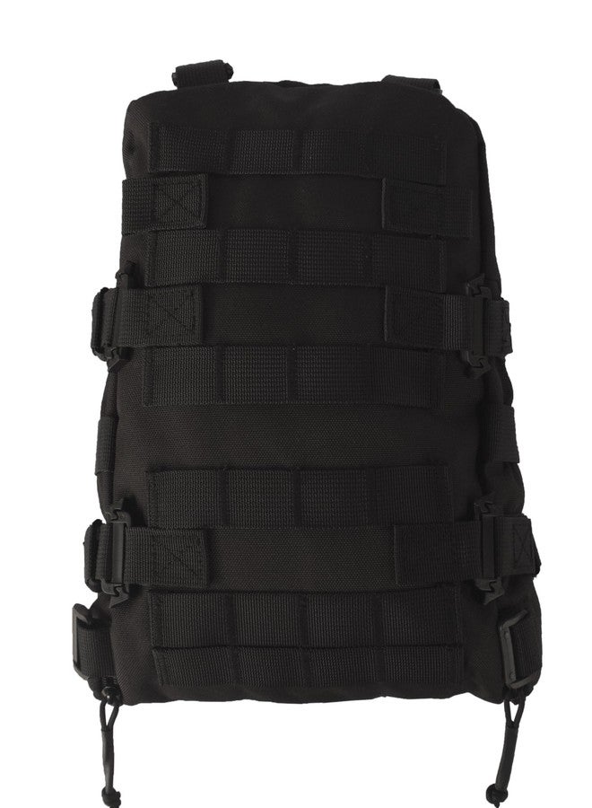 GEEDUD Mini Tactical MOLLE Hydration Pack,Tactical Hydration Backpack,Water Reservoir Bag,Outdoor Water Bladder Carrier Pack,Quick Release Buckle for Tactical Vest Backpack for Hiking,Biking(Black) - Image 5