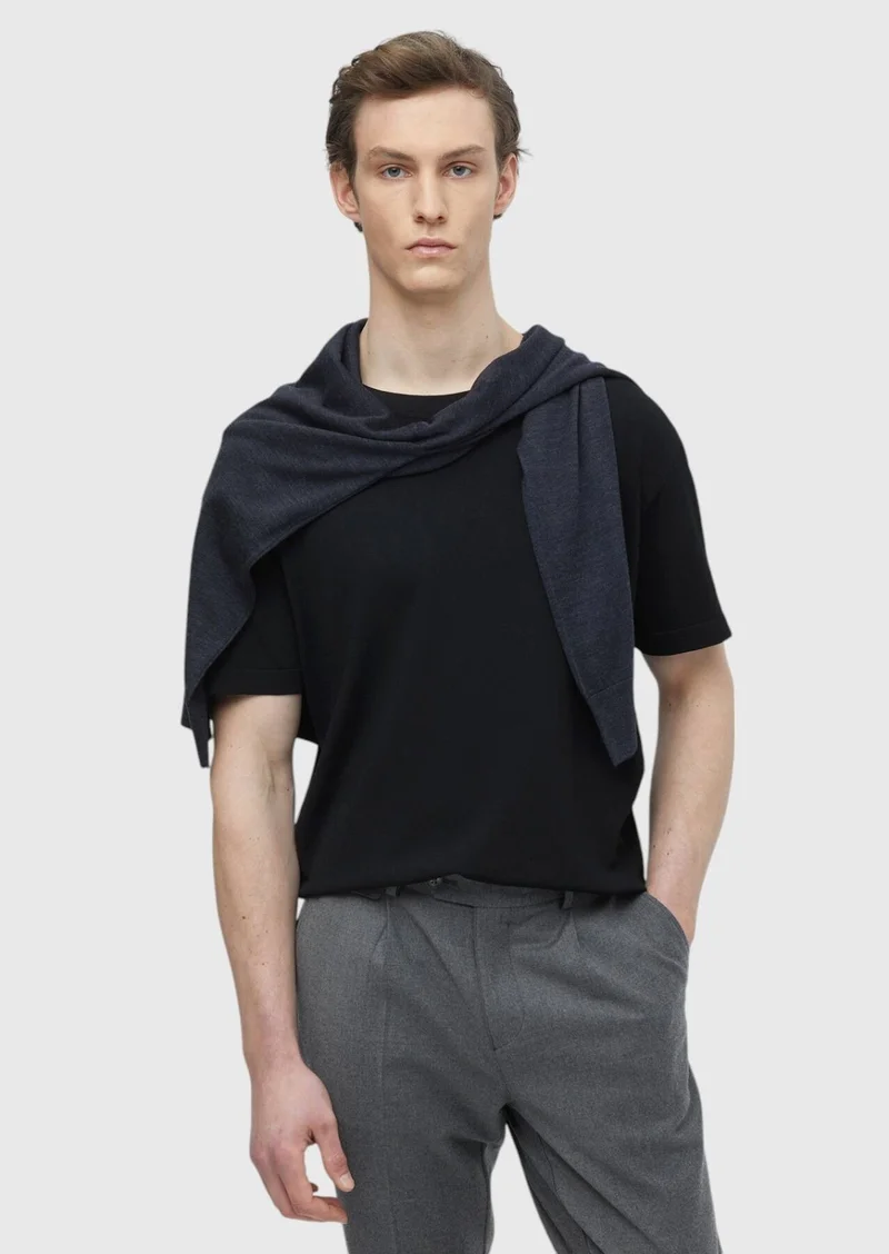 Ramsey Black Knitwear