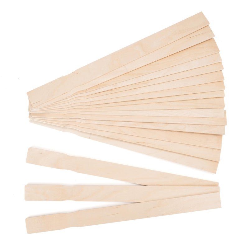 30 Pieces Paint Stir Sticks 12 Inch Long Wooden Paint Stirrers for Mixing Paint Paint Sticks for Library Markers or Garden Plant Labels Mixing Sticks for DIY Craft Sticks