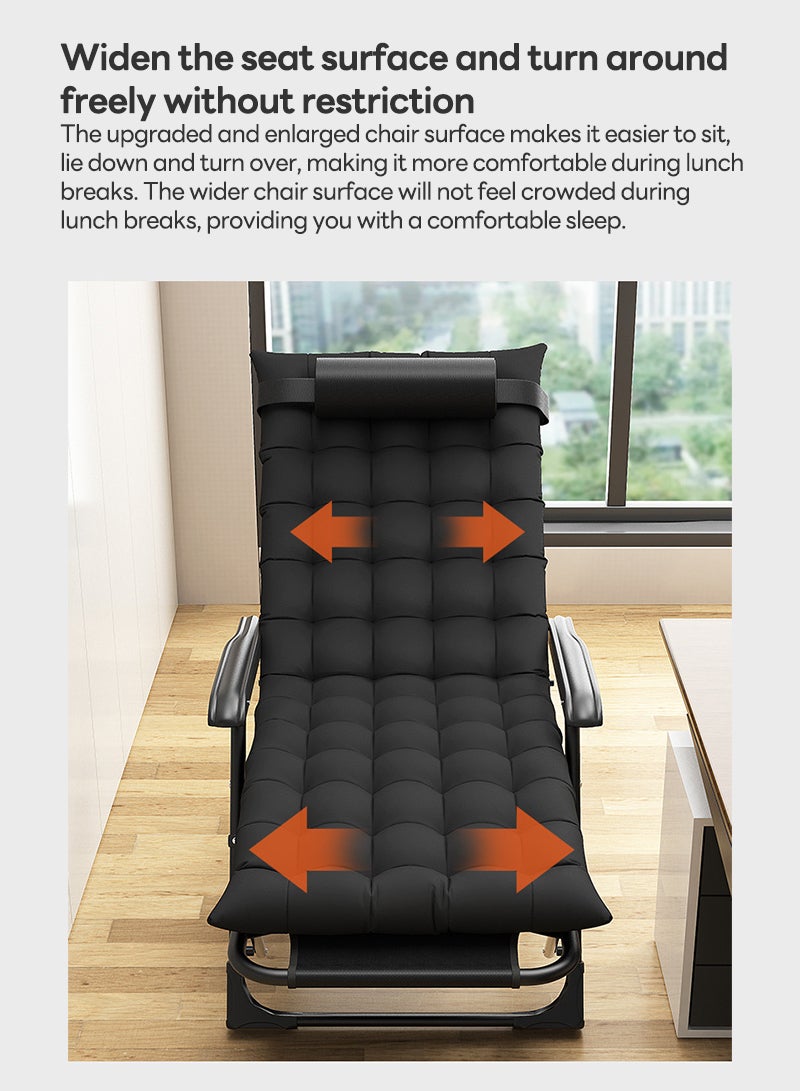 ETG سرير قابل للطي للتخييم في الهواء الطلق والمكتب والمنزل، مناسب للتخييم والشاطئ والأنشطة الخارجية 64*178*52 سم سم - Image 4