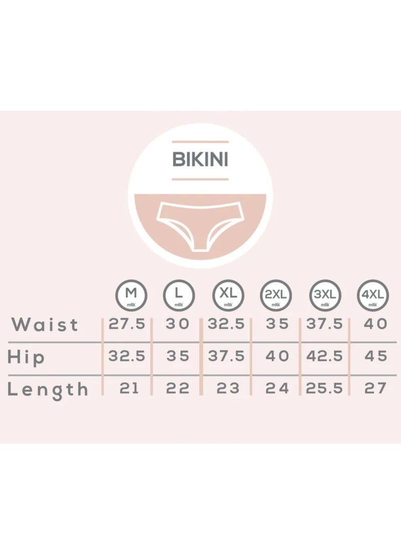 Kalia - Pack of 3 Printed Cotton Bikini Panties Underwear for Women - Image 1