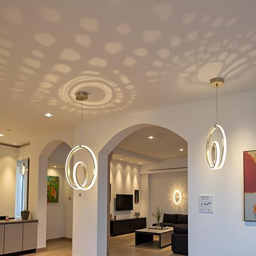 Lyse Decor Led Hanging Lights for Living Room/Bedroom Ceiling/Restaurant/Cafe, Hanging Lamps for Home Decoration, Pendant Lights for Ceiling/Dining Area/Kitchen Island - Image 2