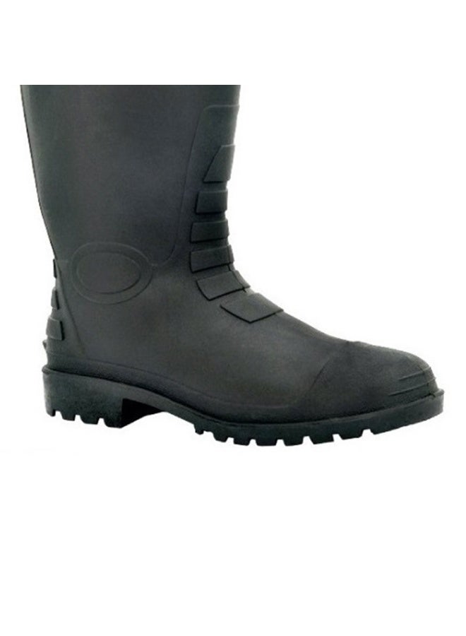 Vaultex RBT PVC Steel Toe Safety Gumboots - Black, 41 - Image 2