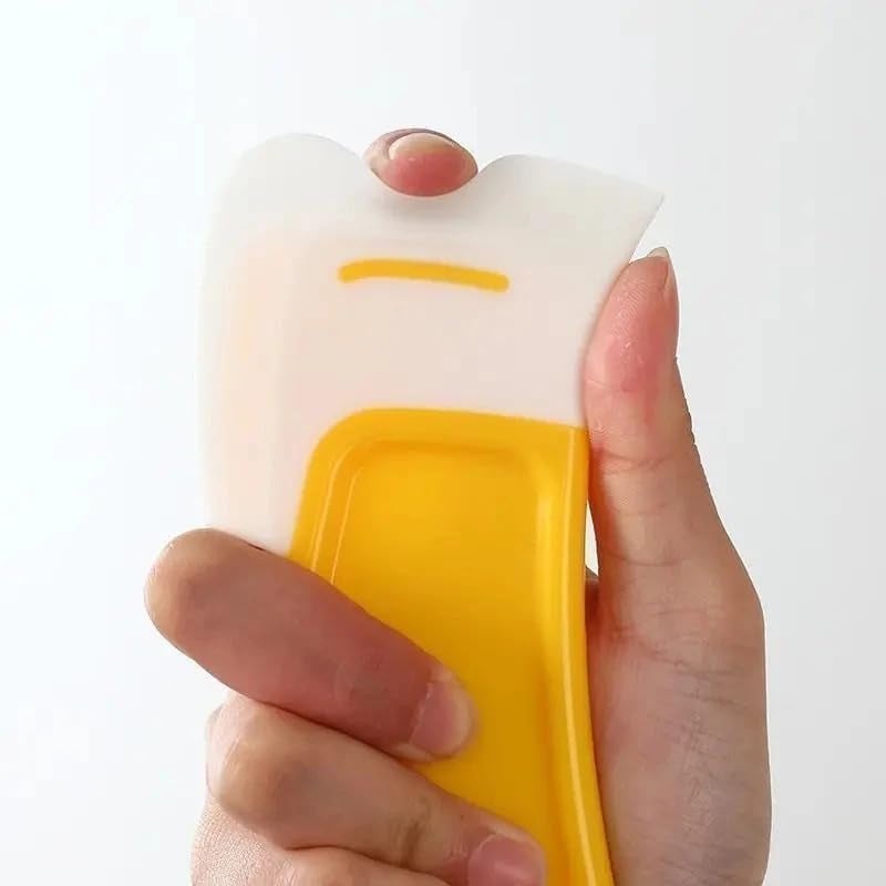 2pc Silicone Pan Cleaning Scraper NonStick Plastic Pot Pan Scraper for Kitchen Cleaning Bowl  - Image 2