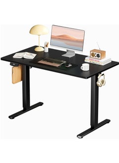 120CM Large Electric Standing Desk, Height Adjustable Computer Desk, 60CM Deep Desktop, Stand up Gaming Office Table, 2 Preset Heights, for Home Office120CM Large Electric Standing Desk, Height Adjustable Computer Desk, 60CM Deep Desktop, Stand up Gaming Office Table, 2 Preset Heights, for Home Office