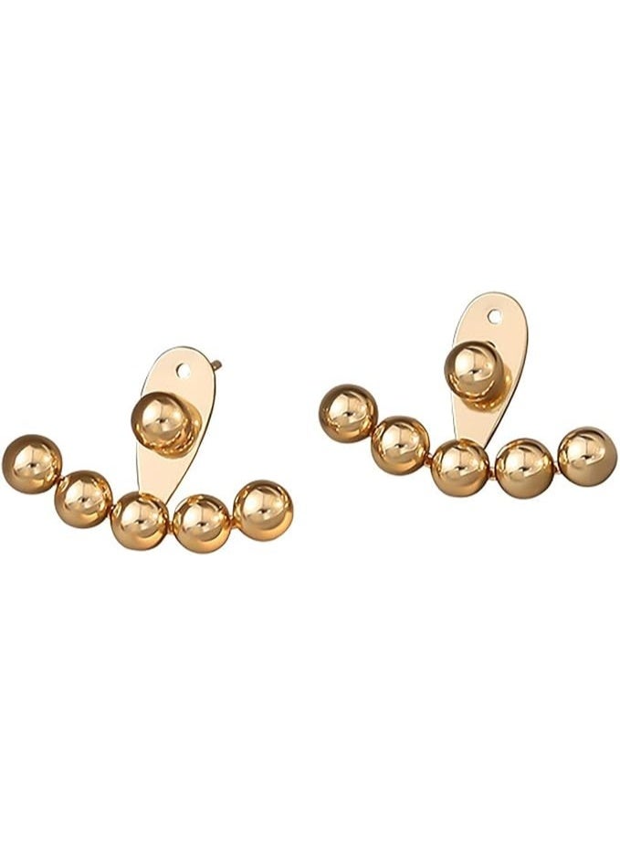 Elegant Gold Stainless Steel Earrings for Women, Elegant Design with Shiny Details to Give You a Luxurious and Attractive Look, Suitable for Occasions and Daily Use - Image 1