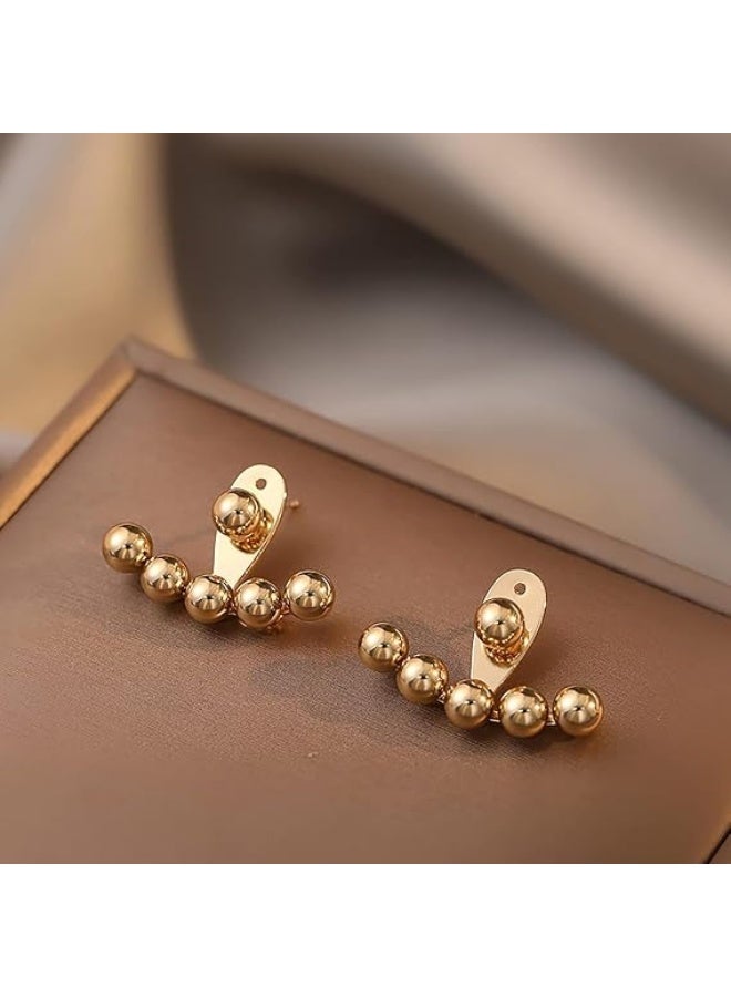 Elegant Gold Stainless Steel Earrings for Women, Elegant Design with Shiny Details to Give You a Luxurious and Attractive Look, Suitable for Occasions and Daily Use - Image 3