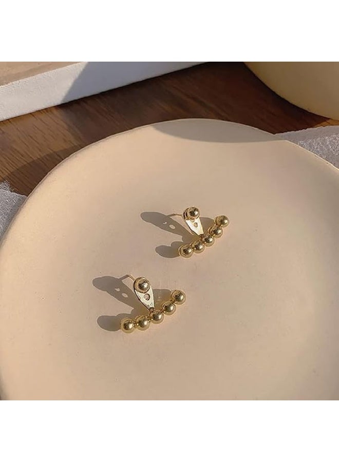 Elegant Gold Stainless Steel Earrings for Women, Elegant Design with Shiny Details to Give You a Luxurious and Attractive Look, Suitable for Occasions and Daily Use - Image 2
