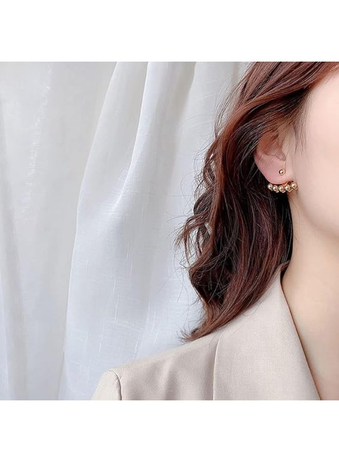 Elegant Gold Stainless Steel Earrings for Women, Elegant Design with Shiny Details to Give You a Luxurious and Attractive Look, Suitable for Occasions and Daily Use - Image 4